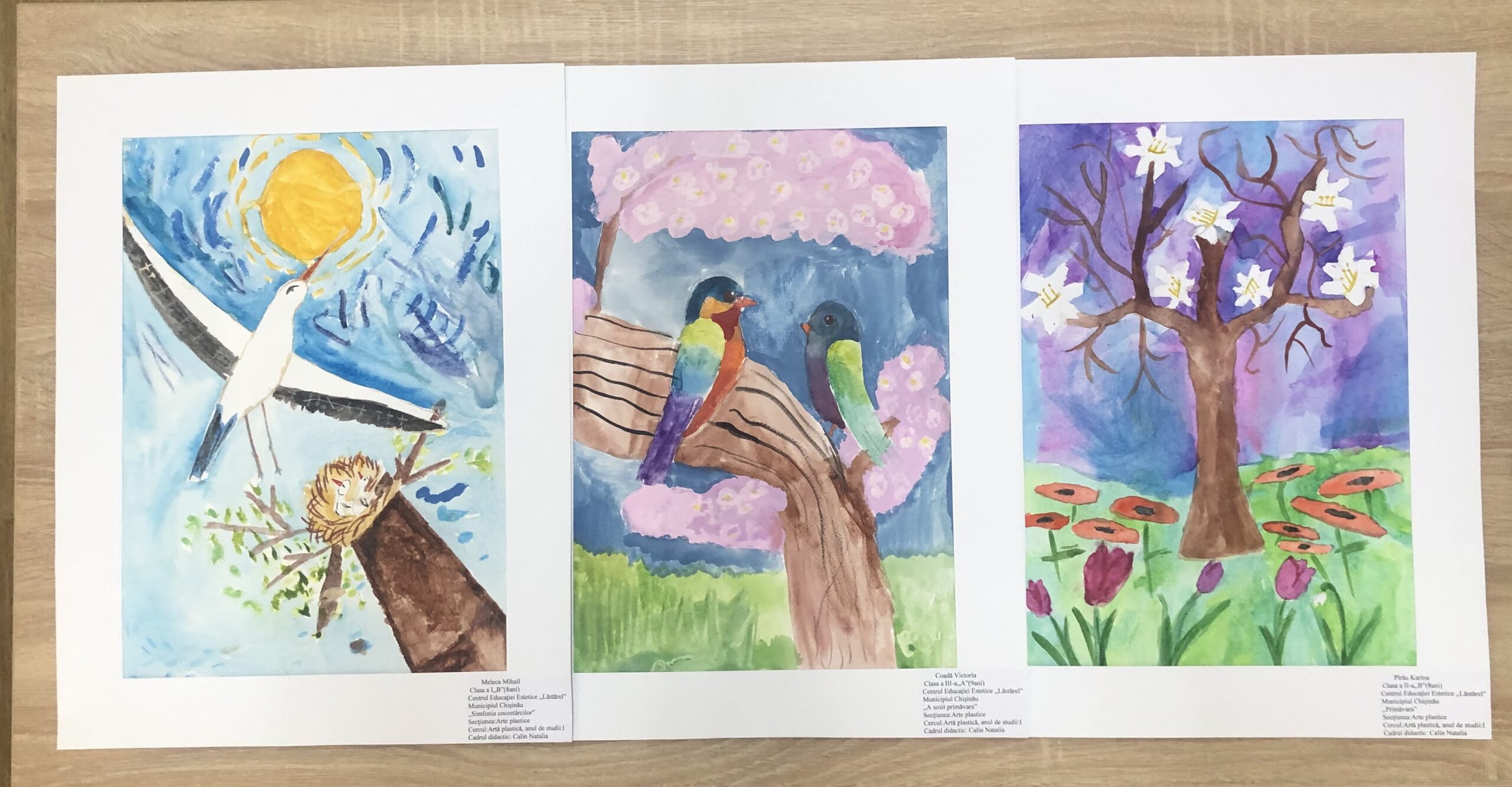 La data de 16 aprilie 2026 în incinta CEE „Lăstărel” a fost organizat concursul de creatie a elevilor „Anotimpul meu preferat”